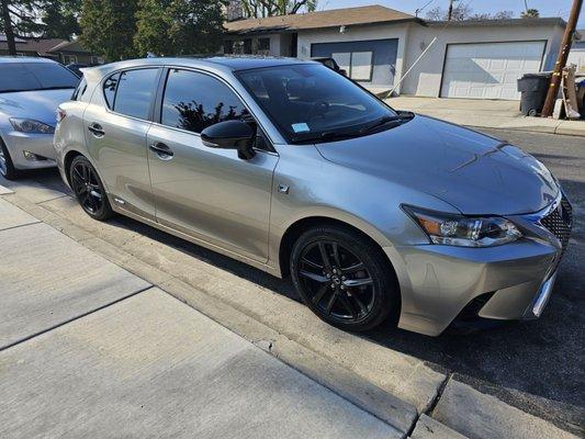 Front right after tinting.