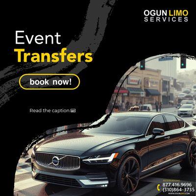 Arrive in style with Ogun Limo - where luxury meets
convenience.