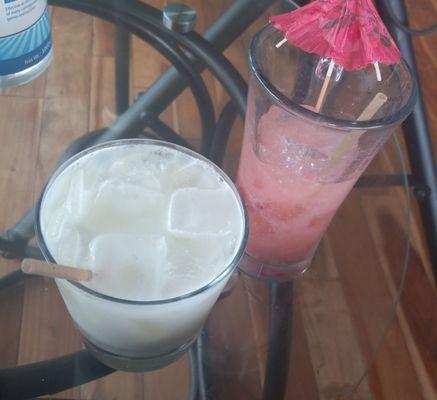 My Piña Colada and Painkiller.