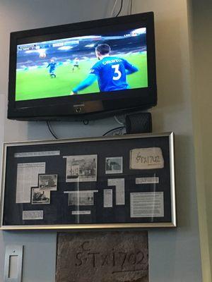 The waiting room has a TV. The center is in a building built in 1702.