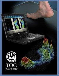 Custom Orthotic Scan-corrects altered foot bio mechanics to help balance the human frame.