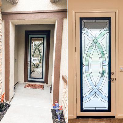 Beveled glass: featuring Eclipse! Just a gorgeous transformation!