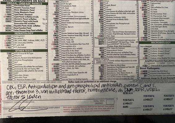 Doctor ordered 13 tests and they missed 3 so i have to retake 10 days later and causing everything to delay for a whole month!