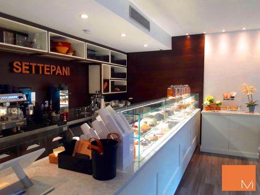 SETTEPANI Bakery is located at 196 Malcolm X Blvd, New York, NY 10026. This is a MODALITA project, designed and executed.