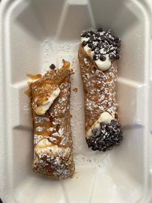 Guest Appearance for Small Business Saturday from Rollin' Cannoli - Apple Pie Cannoli & Traditional Cannoli