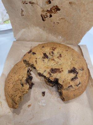 BIG chocolate chip cookie!