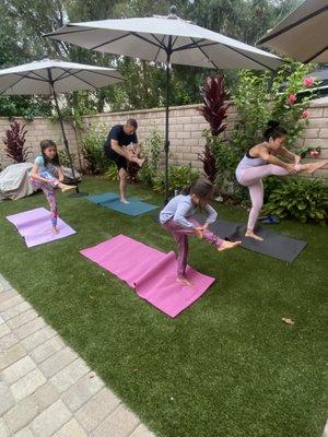 Family yoga