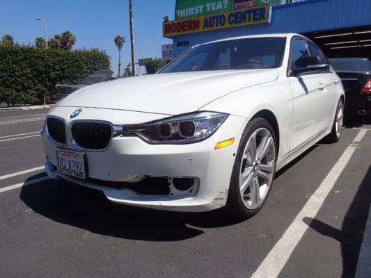 2014 BMW 335i before repairs