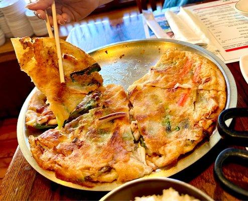 Seafood Pancake - YUM!