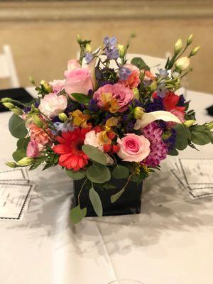 Mix summer mix flower centerpiece