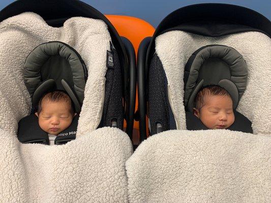 Waiting their turn for their first pediatric appointment