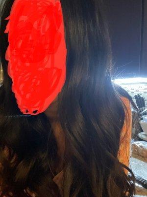 My hair on day 3! Curls turned into pretty soft waves!