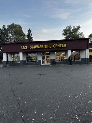 Storefront entrance of the business