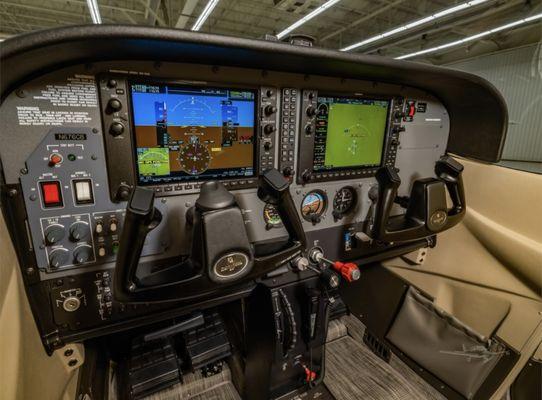 Berichi Aviation new Skyhawk G1000 NXi Cockpit, new from Cessna the factory! Loved flying it!