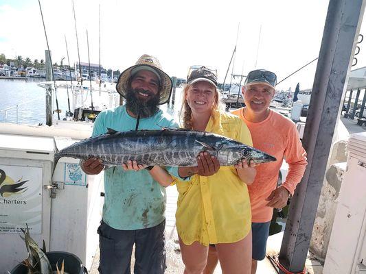 Wahoo caught on a 6 hour