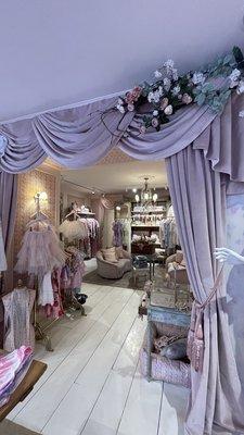 Inside the boutique