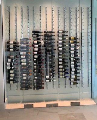 Frameless Wine Doors