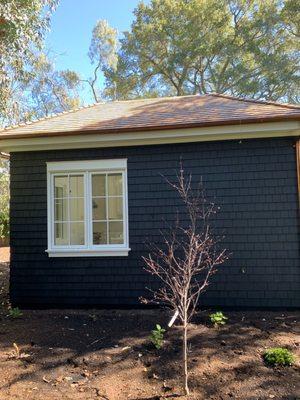 Siding and roofing( wood shingle)