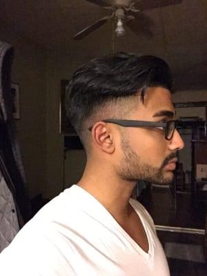 Perfectly faded undercut, done by the boss man himself