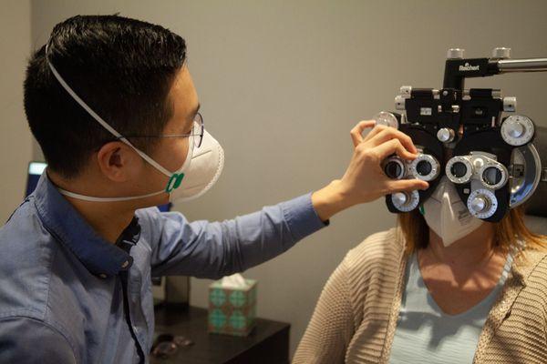 Comprehensive eye exam