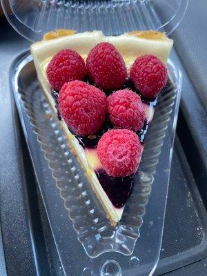 Lemon Raspberry Cheesecake