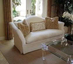 Beautiful custom upholstered couch