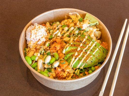 Spicy Tuna Bowl. Four scoops of spicy tuna.