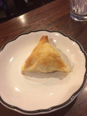 Fried cheese in phyllo dough