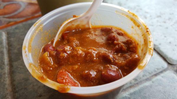 Turkey Chili.  Best in the State