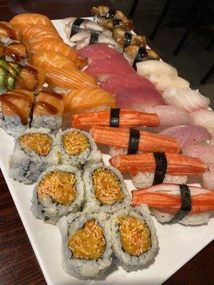 Superb selection of sushi and nigiri. Absolutely mouthwatering!