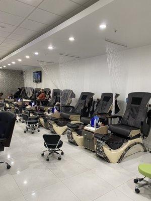 Pedicure area