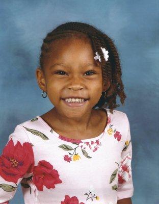 Baby girl's school pics