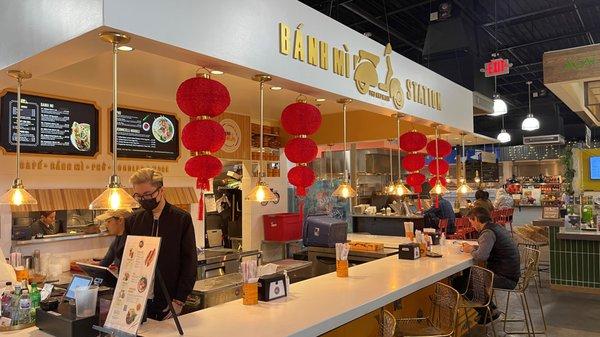 Bahn Mi at Atlanta Food Market. Arrive early - this place gets busy.