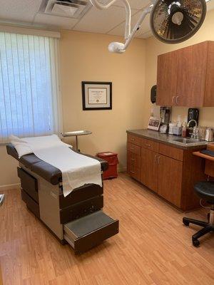 Sparkling clean exam rooms