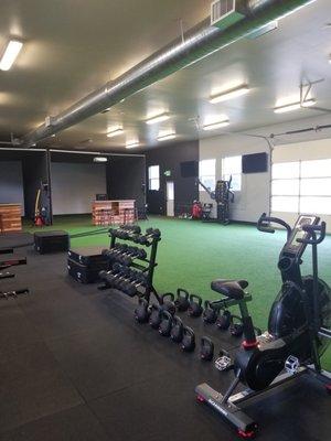 Rehab area with KE Fitness and PNW Golf Academy