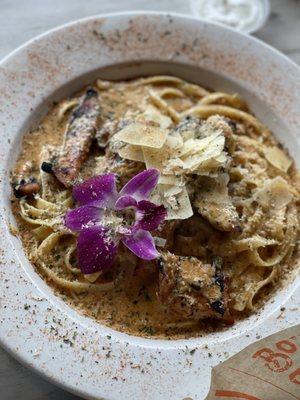 Cajun Fettuccine seasoned just right!