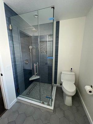 Floor and shower tiles