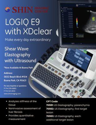 LOGIQ E9 with XDclear