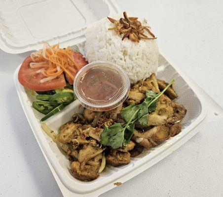 Lemongrass Chicken Plate w/ Rice