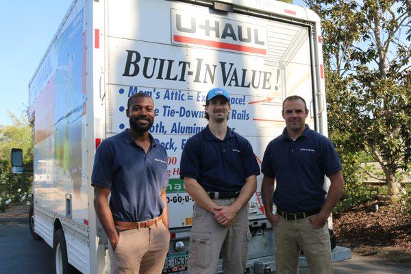 The A-Team at Sitter's Movers (Kenny, Charlie, and Matt)