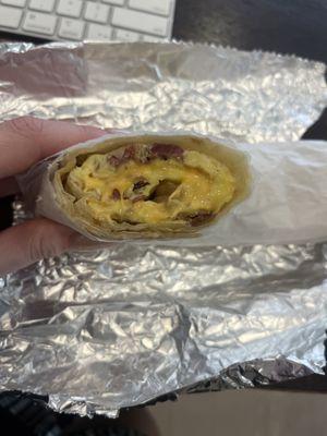 Bacon Eggs And Cheese Wrap