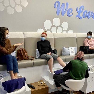 Self-care time at the cleanest nail salon in town - Frenchies Beaverton