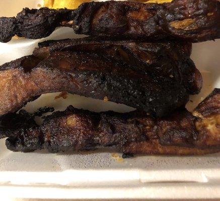 PU PU platter looks like charcoal!