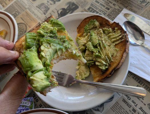 Mmm. Everytime I put my excess avocado on toast a hipster gets its wings.