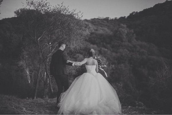 Fall wedding in Malibu Vineyard