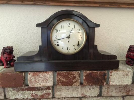 Seth Thomas mantel clock maintained at Joe's.