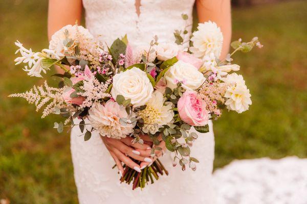 Wedding Day Nails by Luminous