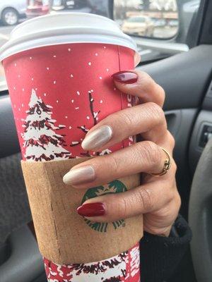 My nails are ready for the Holidays. Thanks Jane :)