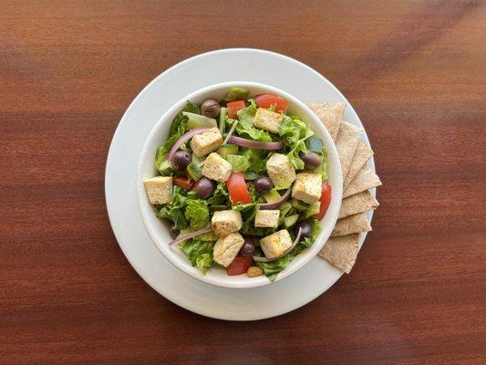 Greek Salad with Tofu