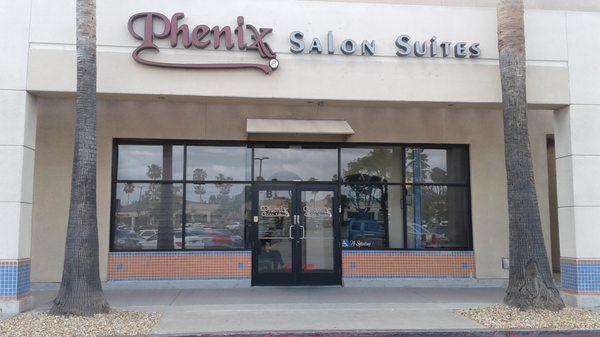 My shop is in Phenix Salon Suites located at 26349 Ynez Rd., Suite 121, Temecula 92591